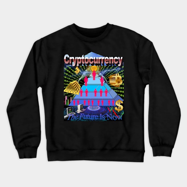 Crypto Crewneck Sweatshirt by blueversion